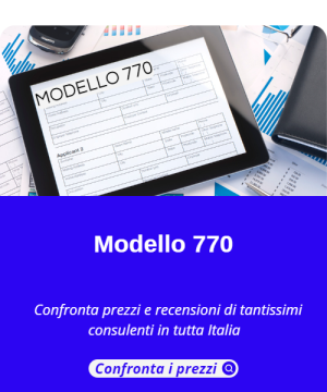 Modello 770 ordinario