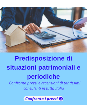 Predisposizione di situazioni patrimoniali periodiche