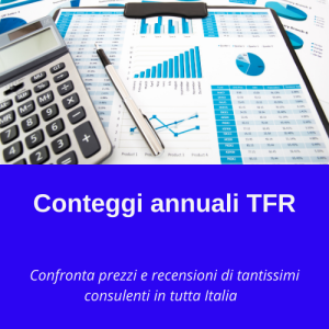 Conteggi annuali T.F.R.