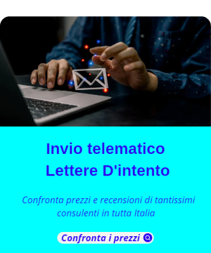 lnvio telematico lettere d'intento