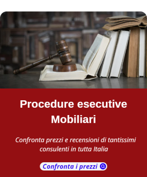 Procedure esecutive mobiliari