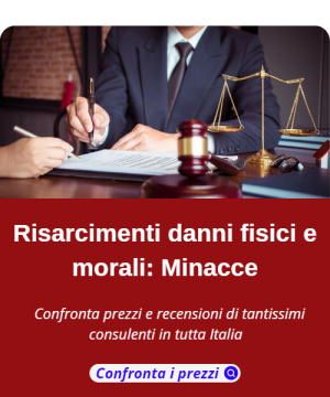 Risarcimento danni fisici e morali: Minacce