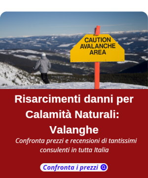 Risarcimenti danni per calamità naturali: valanghe