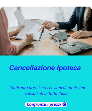 Cancellazione ipoteca