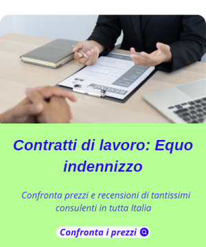 Cause contro la pubblica amministrazione, contratti di lavoro: Equo indennizzo