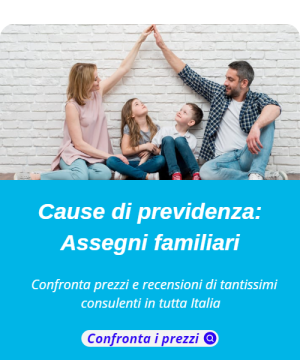 Cause di previdenza: Assegni familiari