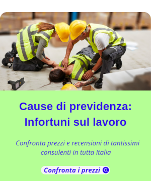 Cause di previdenza: infortuni sul lavoro