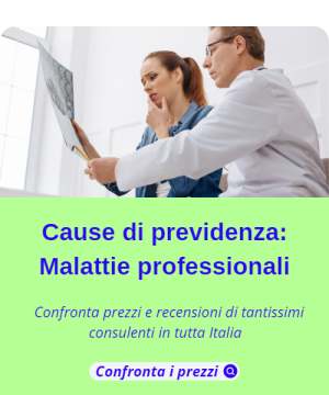 Cause di previdenza: Malattie professionali