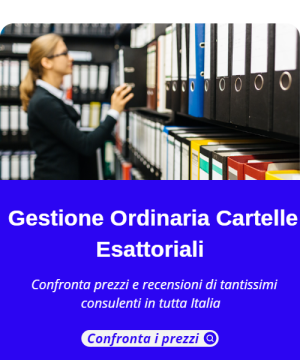 Gestione ordinaria cartelle esattoriali