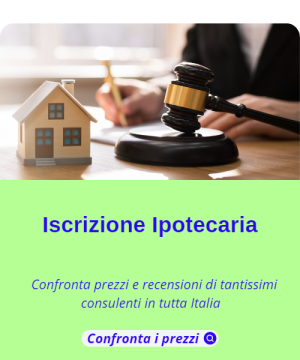 Iscrizione ipoteca