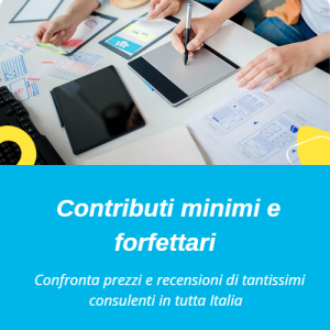 Contributi minimi e forfettari